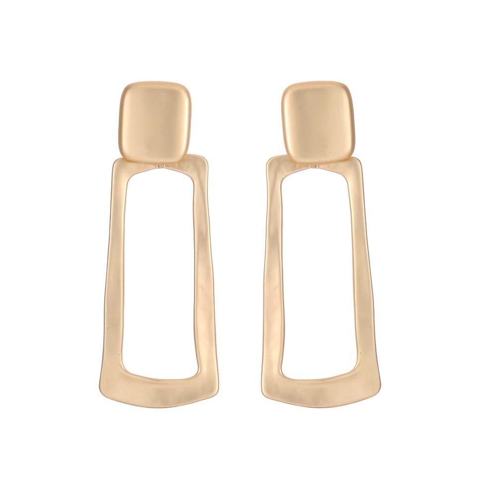 Bold Geometric Drop Earrings 